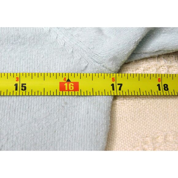 Woman's Sweater Merona  Sz. S Light Blue Floral Button Front Schoolgirl Office - Picture 9 of 9